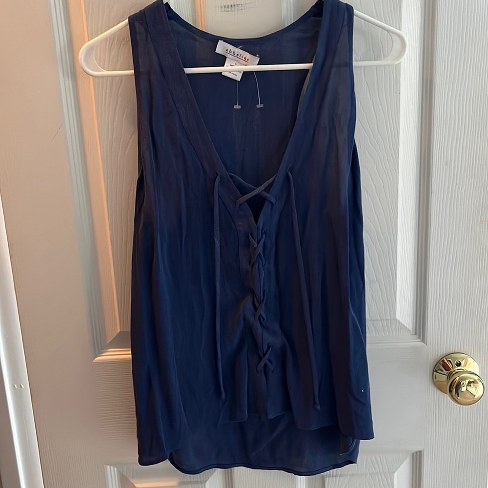 Lace up top